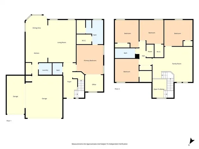 a picture of a floor plan