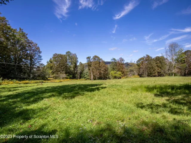 a view of outdoor space with deck and yard