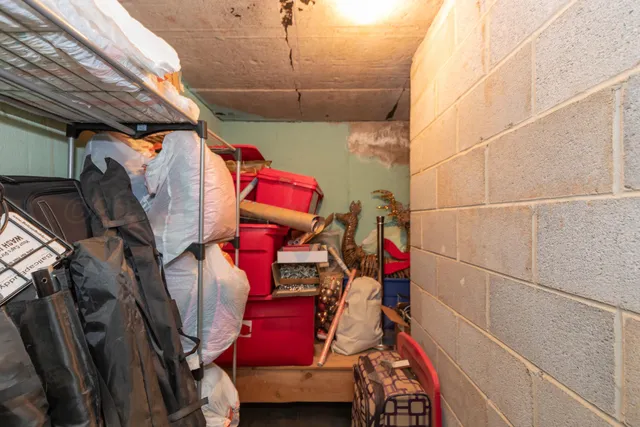 a view of storage and utility room