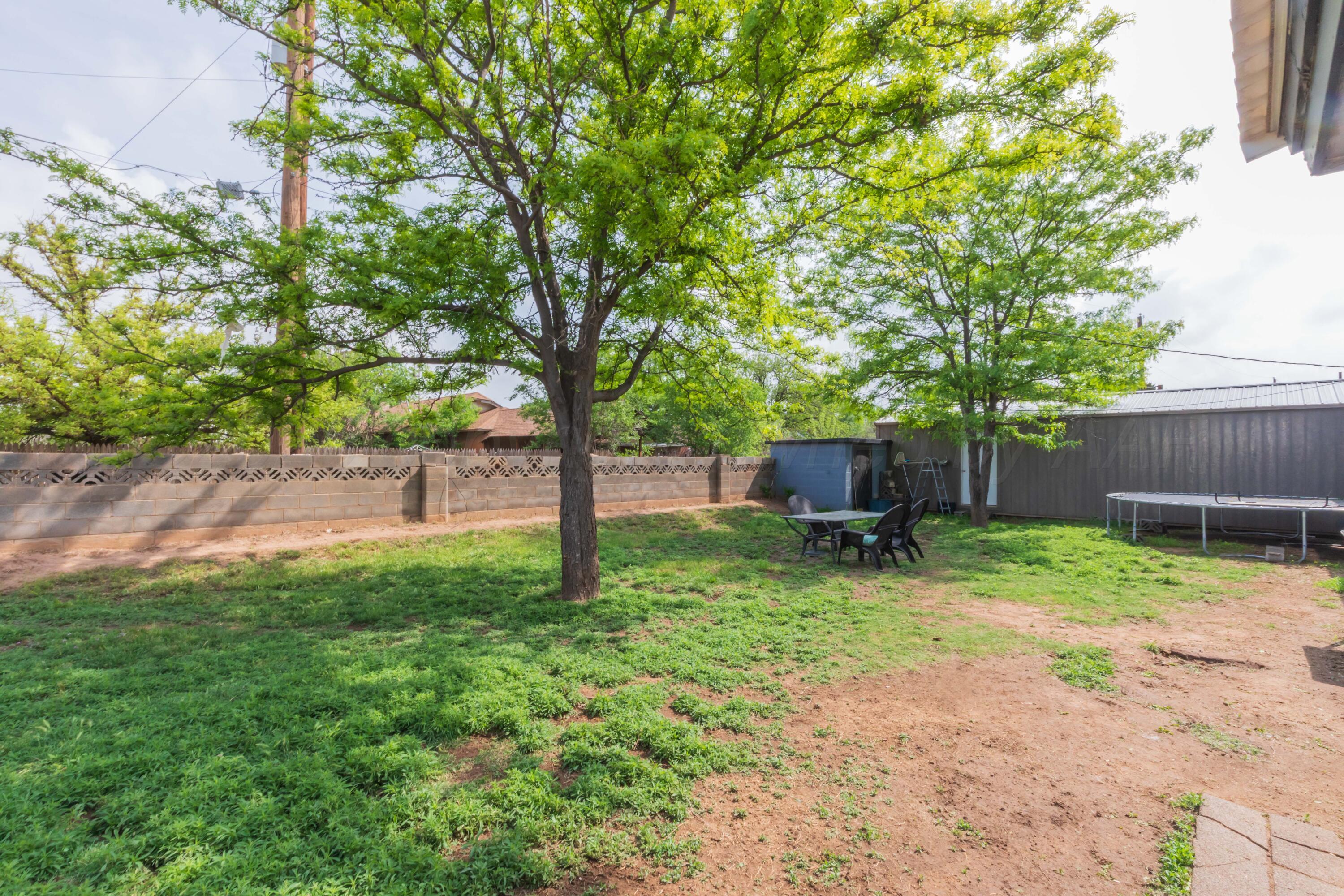 501 Southeast 2nd Street Tulia, TX 79088 - Photo 30 of 32 a backyard of a house with lots of green space
