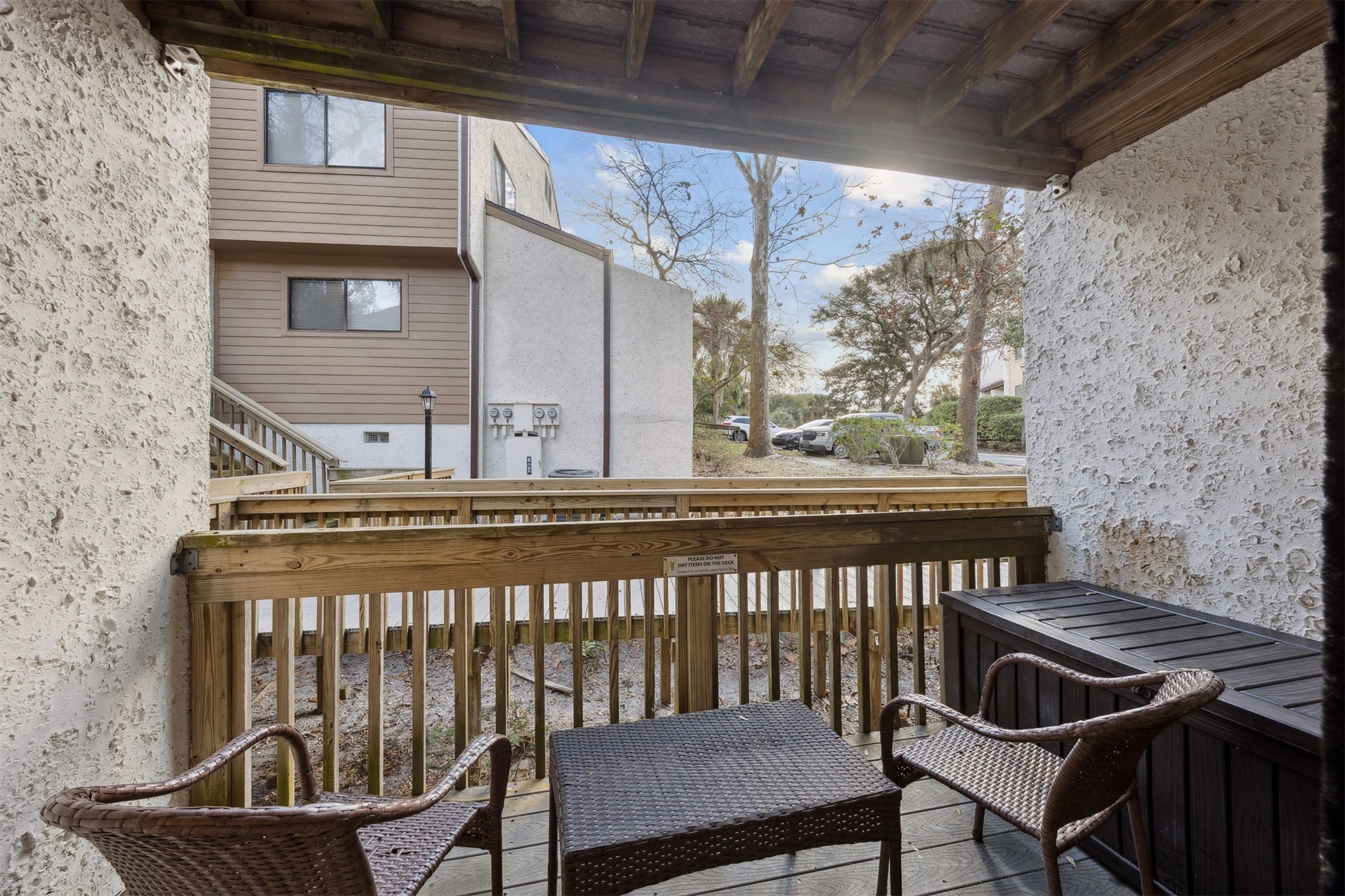 2562 Forest Ridge Drive, Unit P2 Fernandina Beach, FL 32034 - Photo 26 of 37 Balcony measures 10 ft by 6 ft