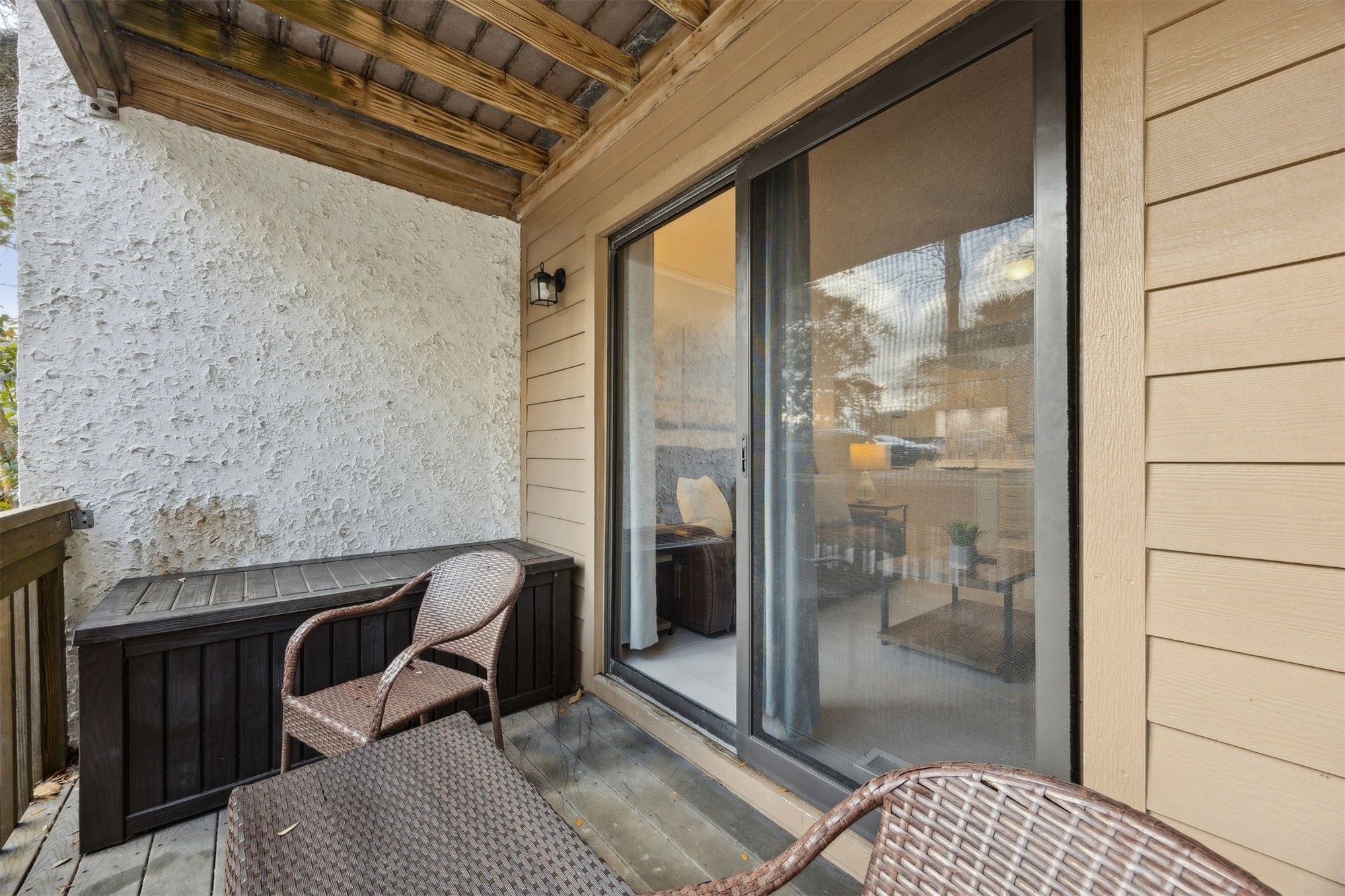 2562 Forest Ridge Drive, Unit P2 Fernandina Beach, FL 32034 - Photo 27 of 37 Balcony with Storage Container