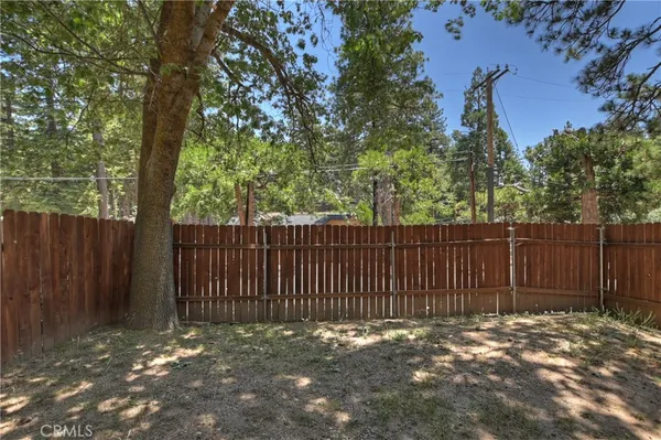 a backyard of a house