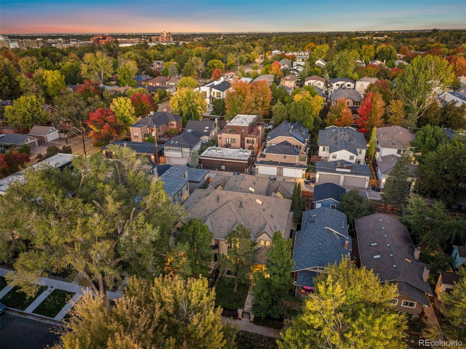 542 Adams Street Denver, CO 80206 - Photo 29 of 31 an aerial view of multiple house