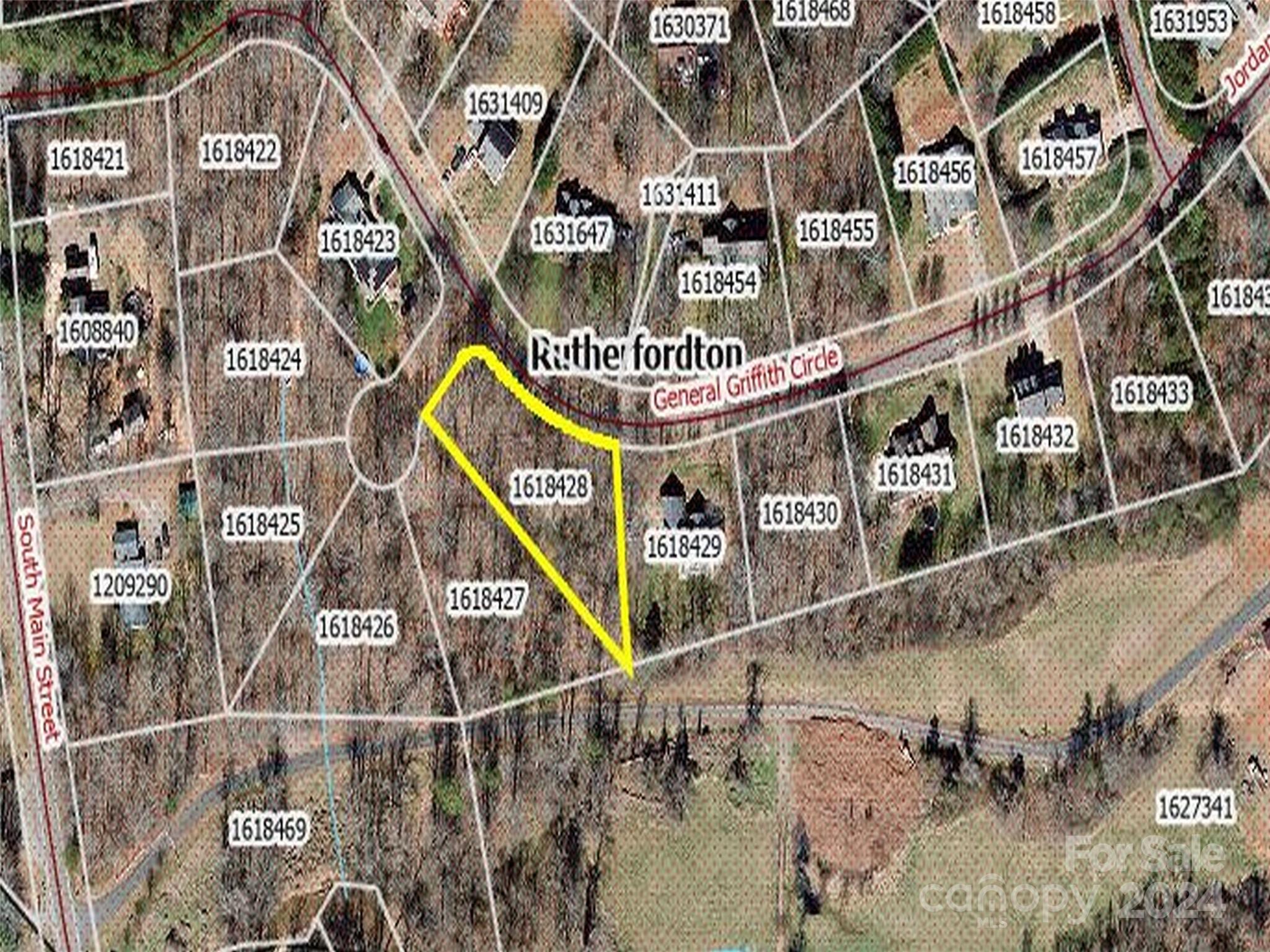 0 General Griffith Circle, Unit 31 Rutherfordton, NC 28139 - Photo 8 of 14 a street sign on a pole