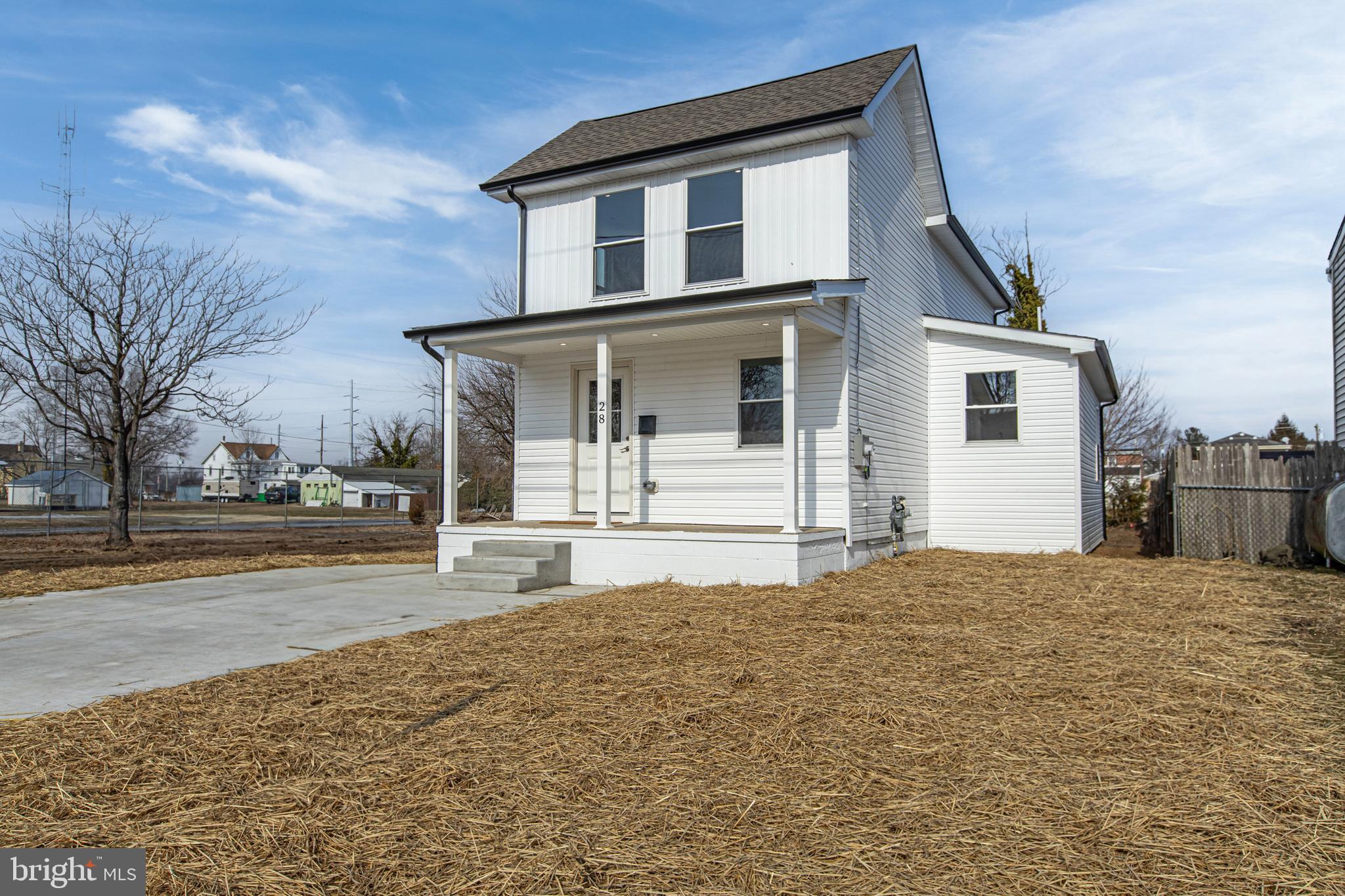 Yard has been freshly graded and seeded!!!