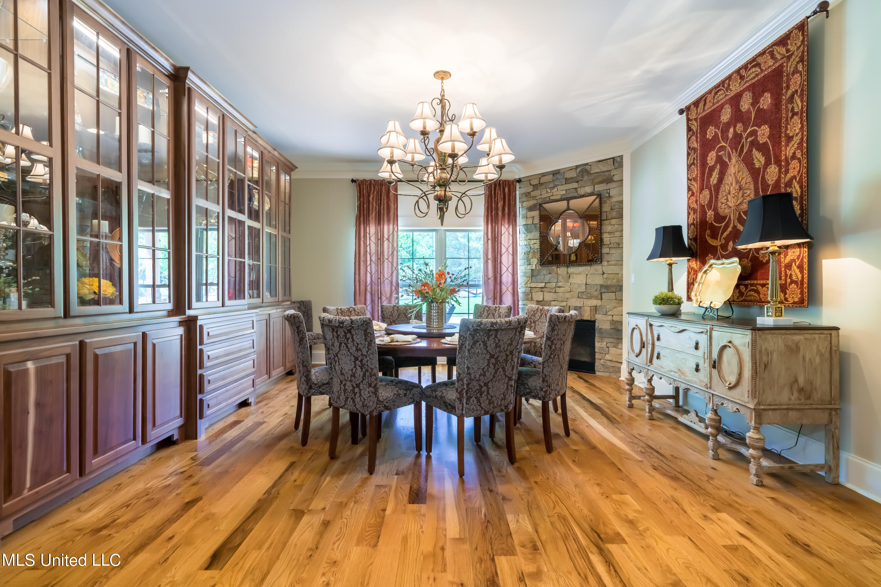 6801 Vaiden Road Hernando, MS 38632 - Photo 16 of 65 dining room with f/p