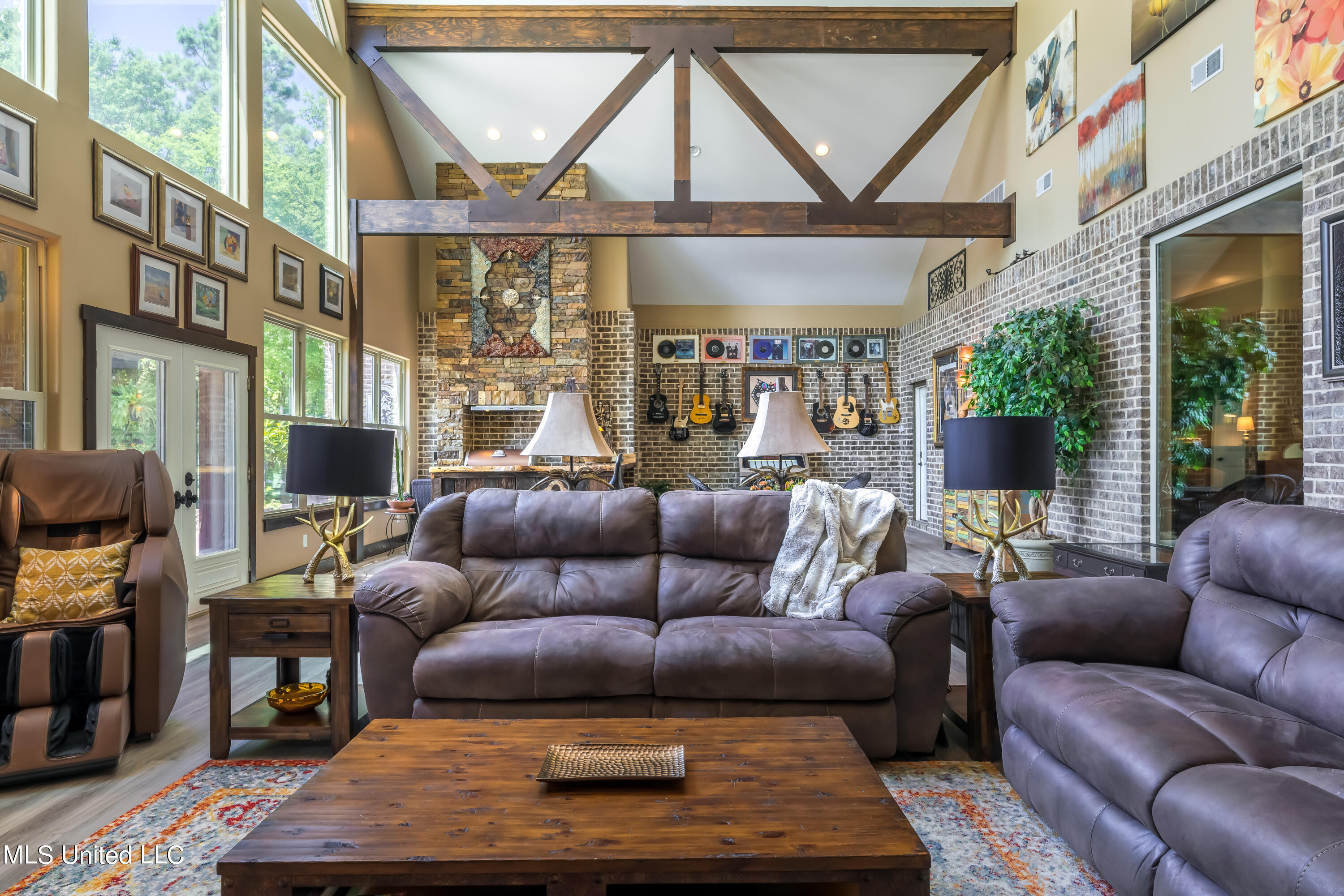 6801 Vaiden Road Hernando, MS 38632 - Photo 24 of 65 massive beams in sun room