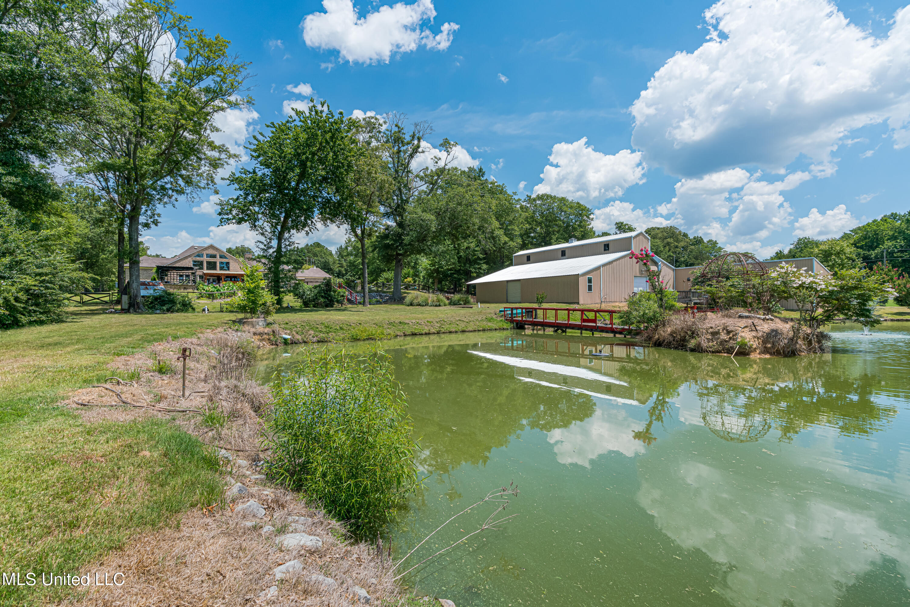 6801 Vaiden Road Hernando, MS 38632 - Photo 46 of 65 around pond/back of toybox