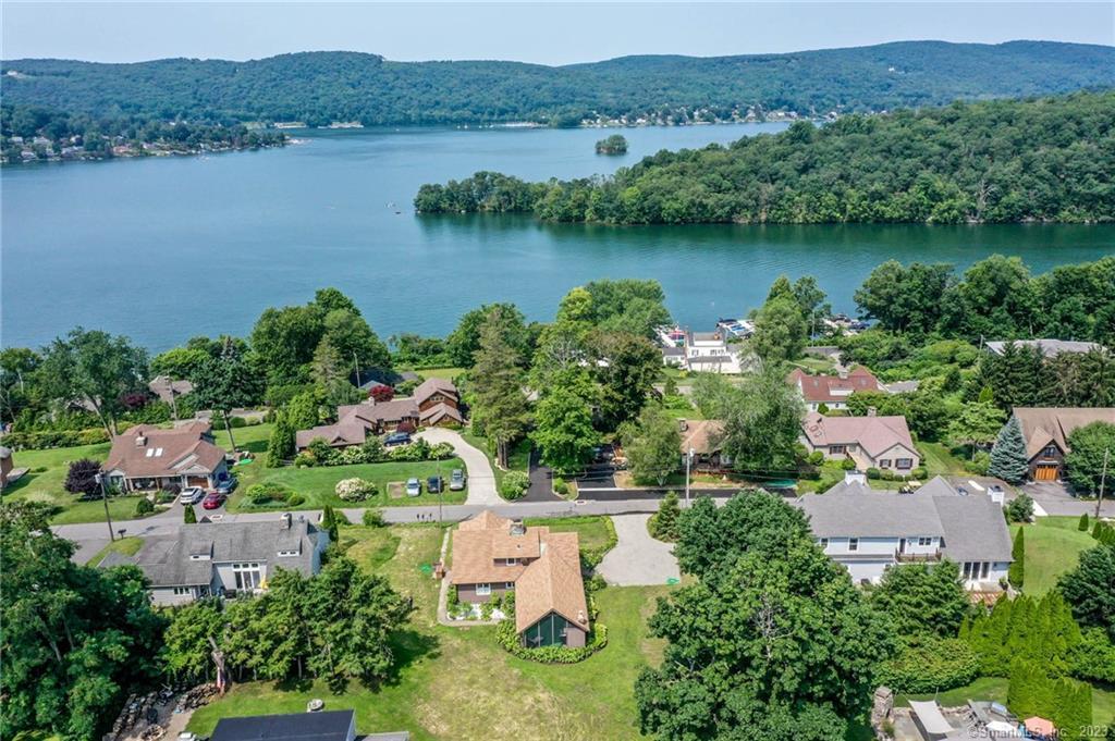 17 Birch Lane New Milford, CT 06776 - Photo 1 of 31 an aerial view of a house with a lake view
