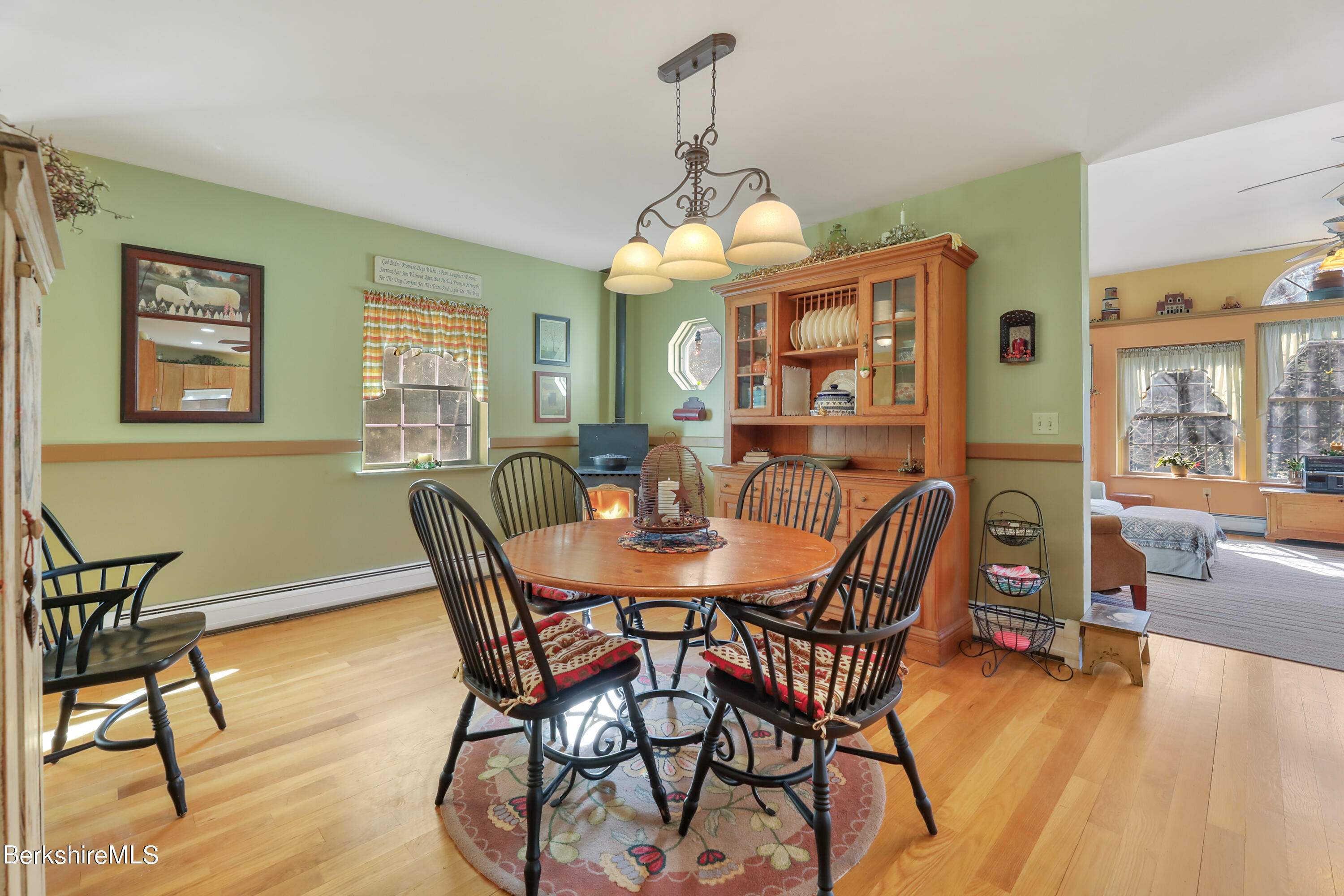20 Ray Hubbard Road Otis, MA 01029 - Photo 14 of 59 a view of a dining room with furniture window and wooden floor
