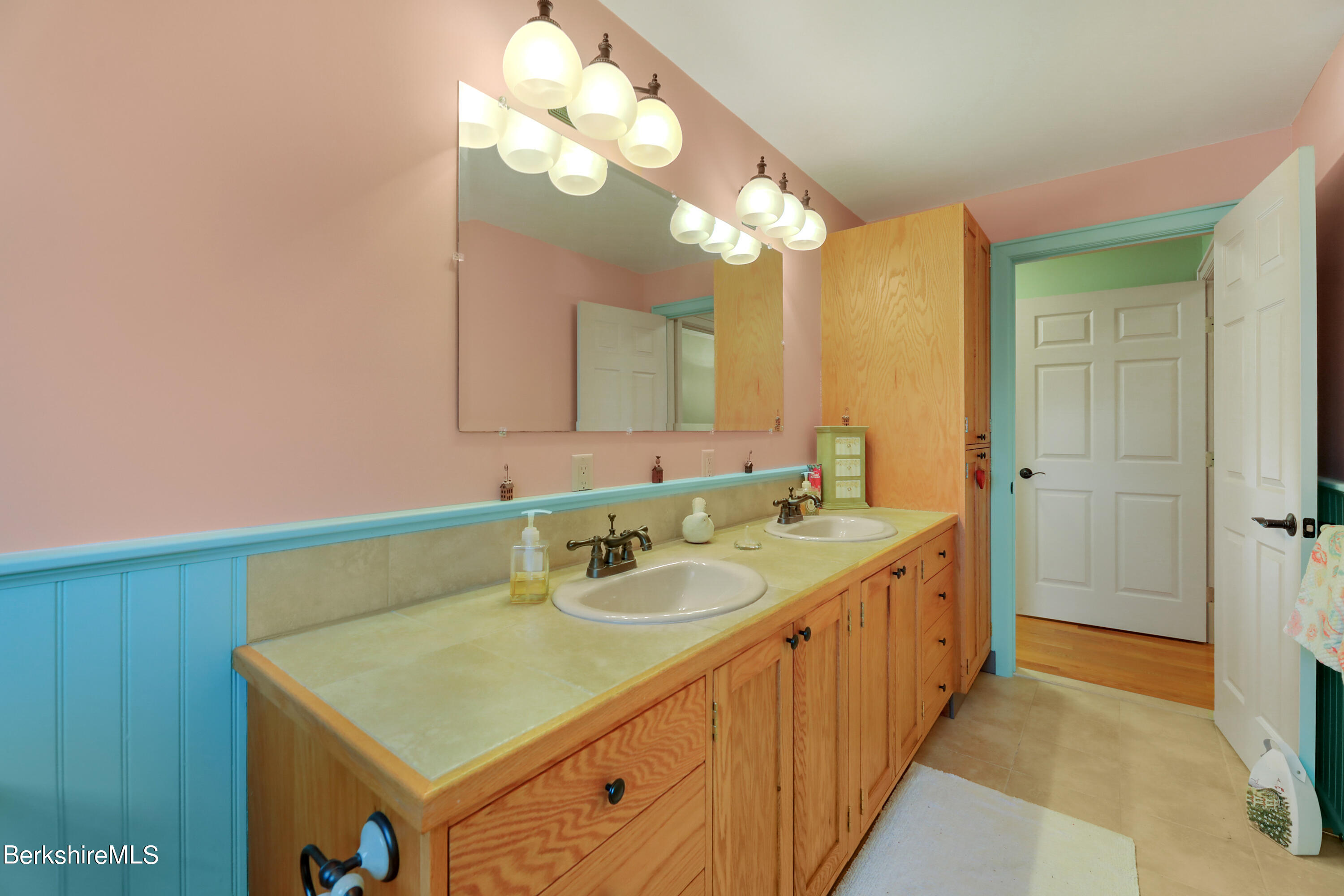 20 Ray Hubbard Road Otis, MA 01029 - Photo 45 of 59 a bathroom with a sink and a mirror