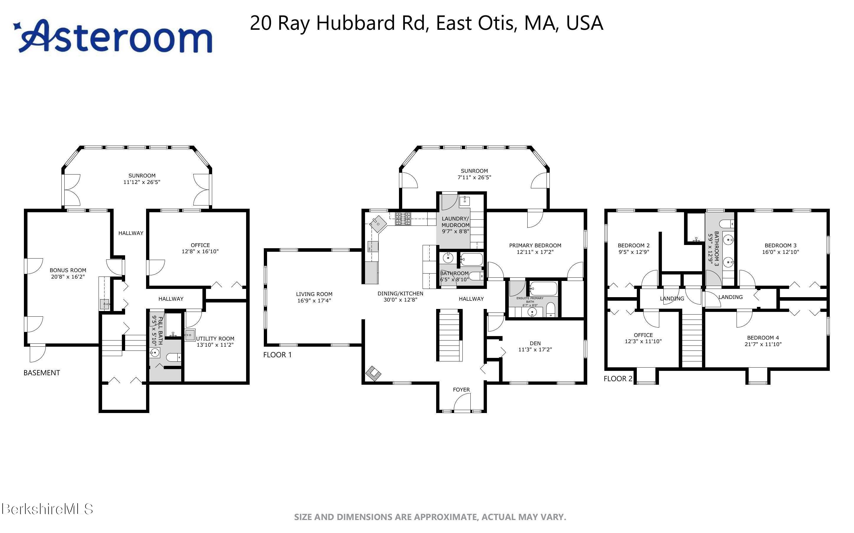 20 Ray Hubbard Road Otis, MA 01029 - Photo 59 of 59 Floor Plan 20 Ray Hubbard Rd.