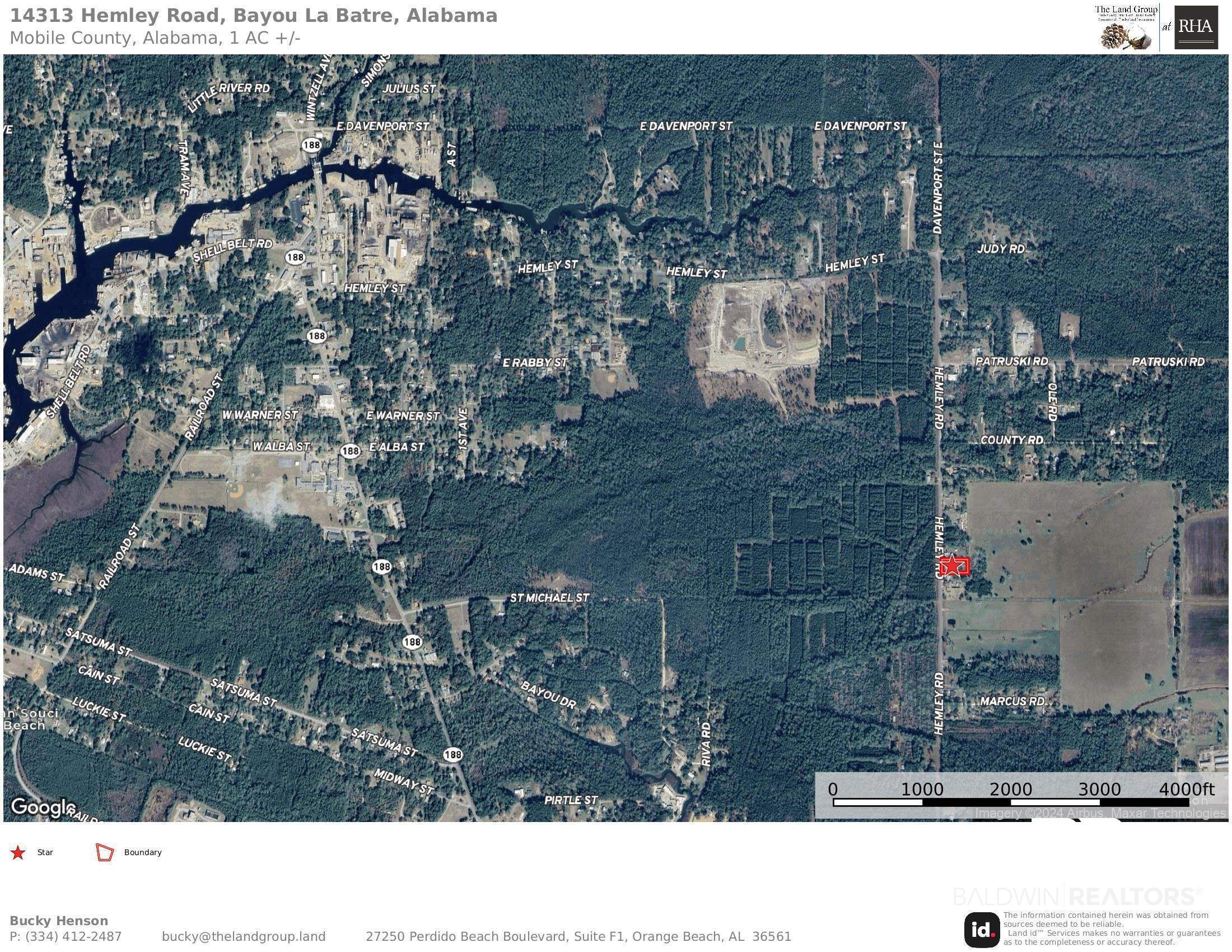 14313 Hemley Road Coden, AL 36523 - Photo 41 of 44 Map location