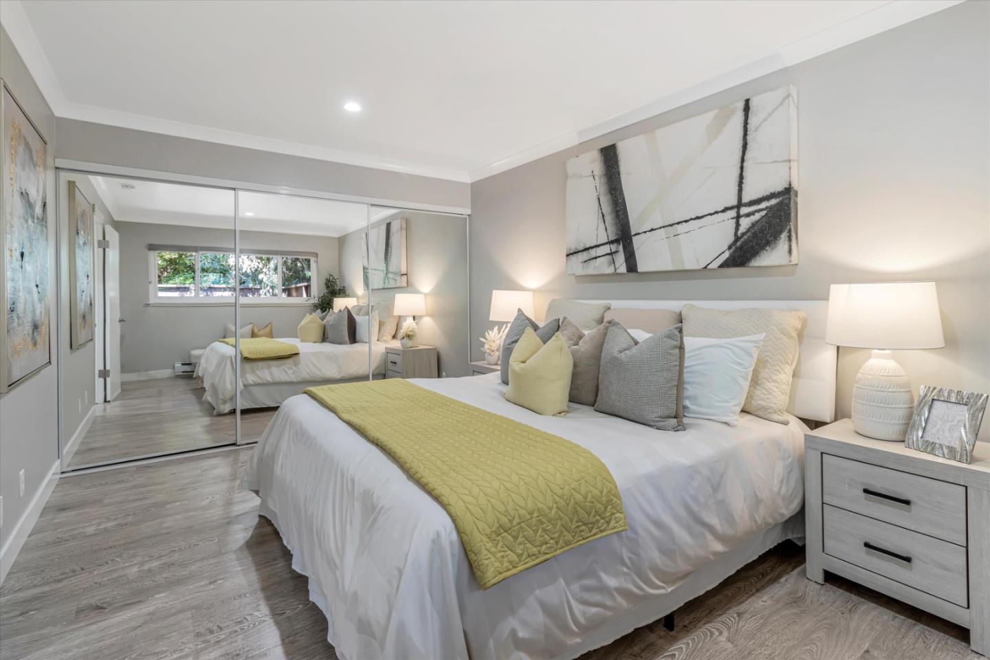 500 West Middlefield Road, Unit 100 Mountain View, CA 94043 - Photo 24 of 47 a bedroom with double bed and a window