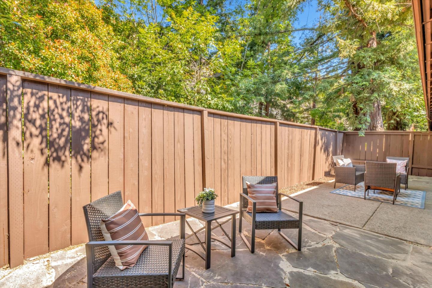 500 West Middlefield Road, Unit 100 Mountain View, CA 94043 - Photo 31 of 47 an outdoor sitting area with couch and chairs