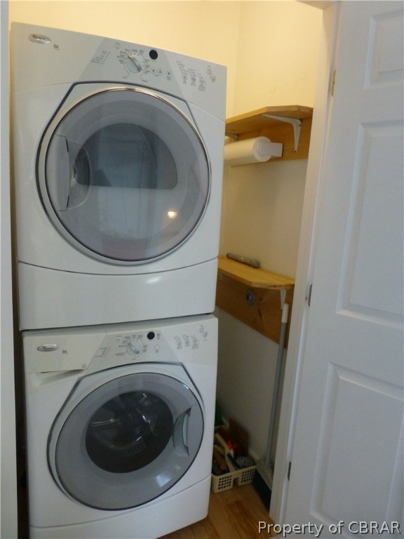 8 Chesapeake Shore Road Port Haywood, VA 23138 - Photo 17 of 26 Stackable washer/dryer tucked into it's own closet on bedroom level - 2nd level