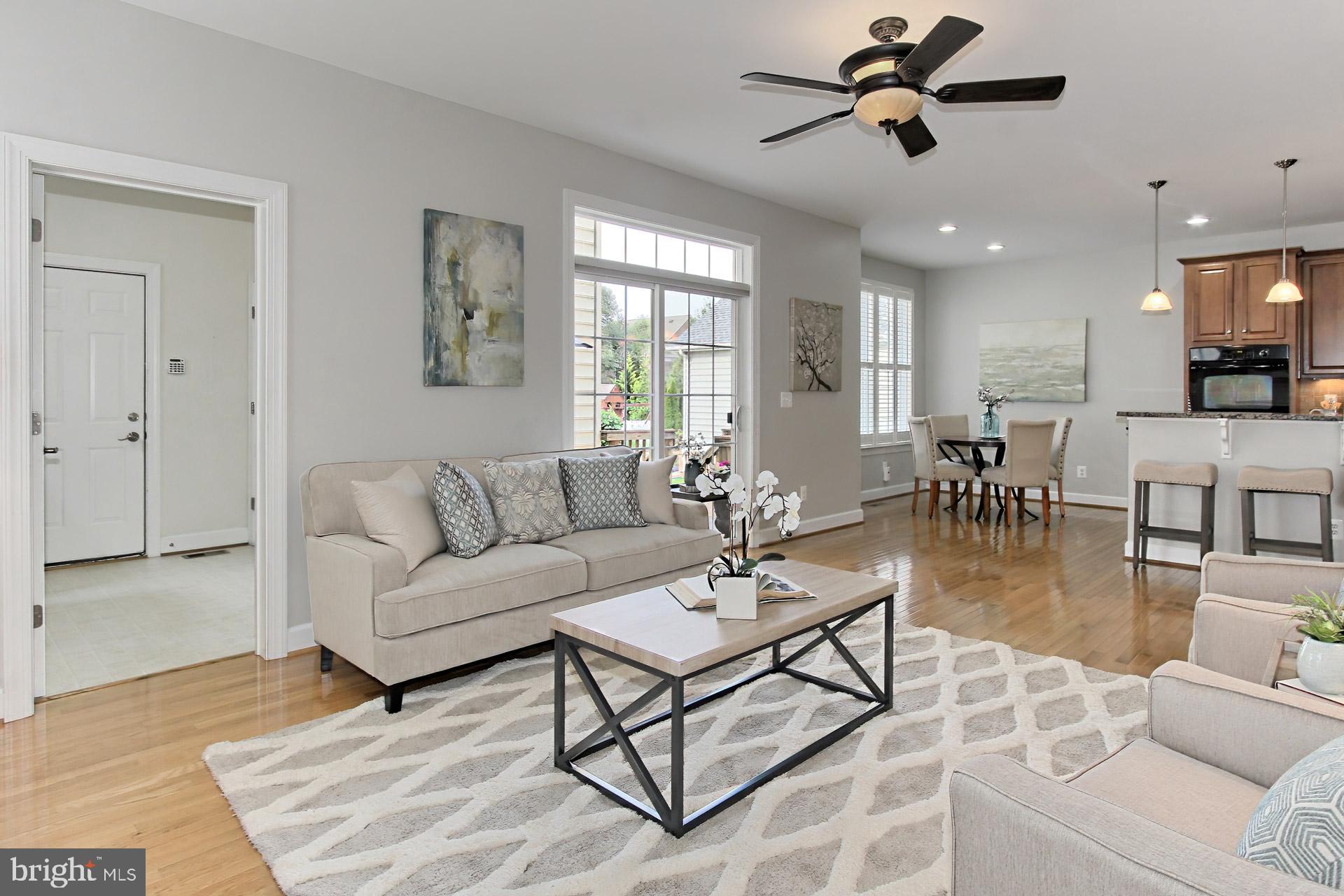42441 Spring Splendor Drive Brambleton, VA 20148 - Photo 14 of 50 Back Inside to the G.R. that Opens into the Kitch