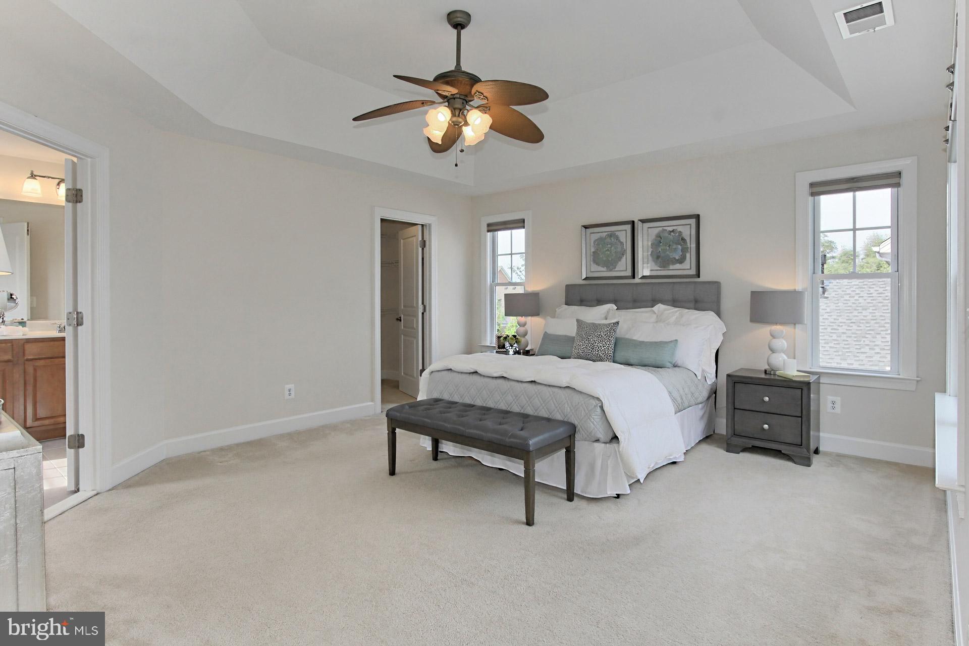 42441 Spring Splendor Drive Brambleton, VA 20148 - Photo 21 of 50 Owners Suite w/ Coffered Ceiling + 2 Walk In Clsts