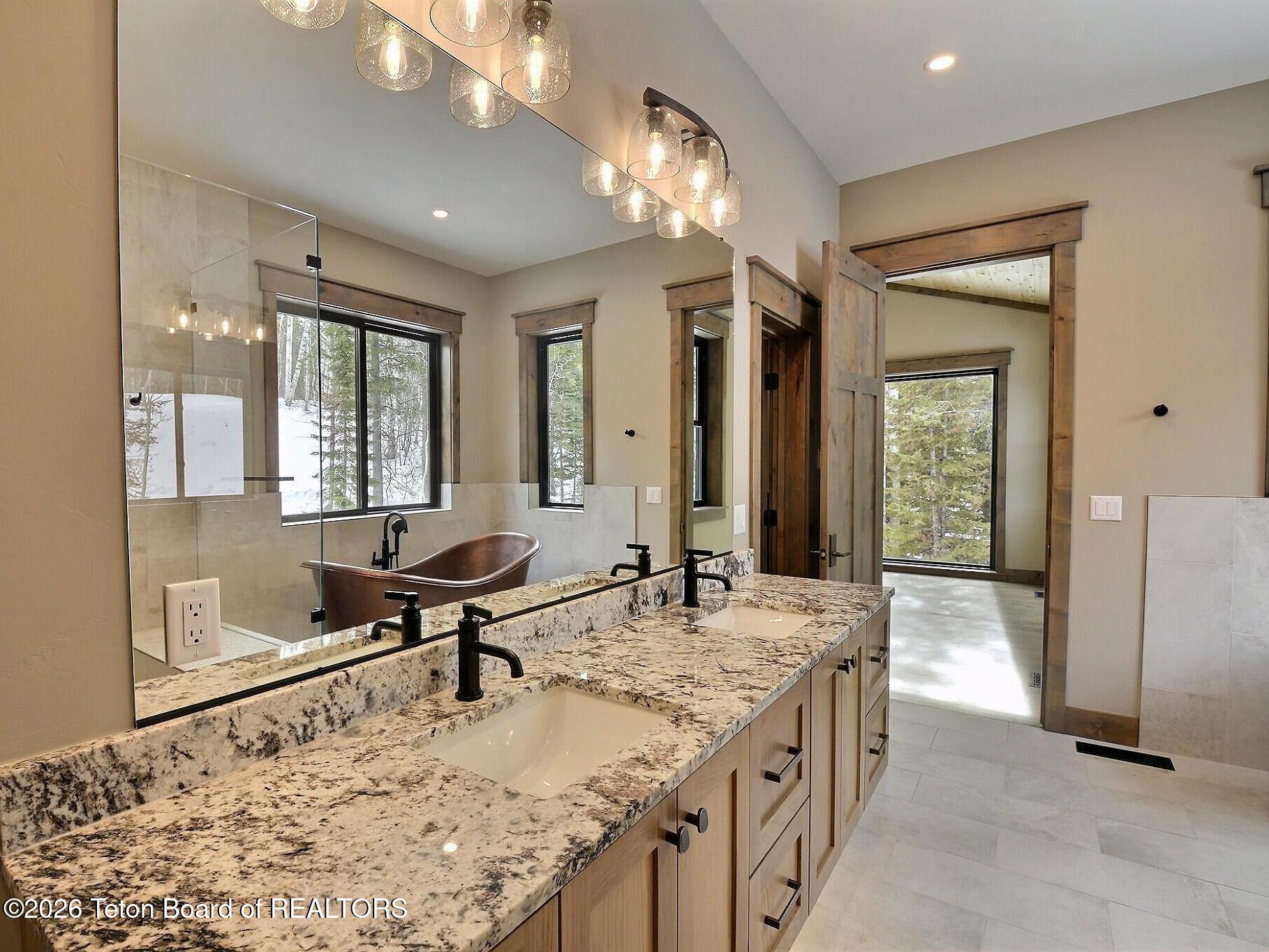 5727 Forest Ridge Road Victor, ID 83455 - Photo 37 of 76 Master Bath Vanity 2