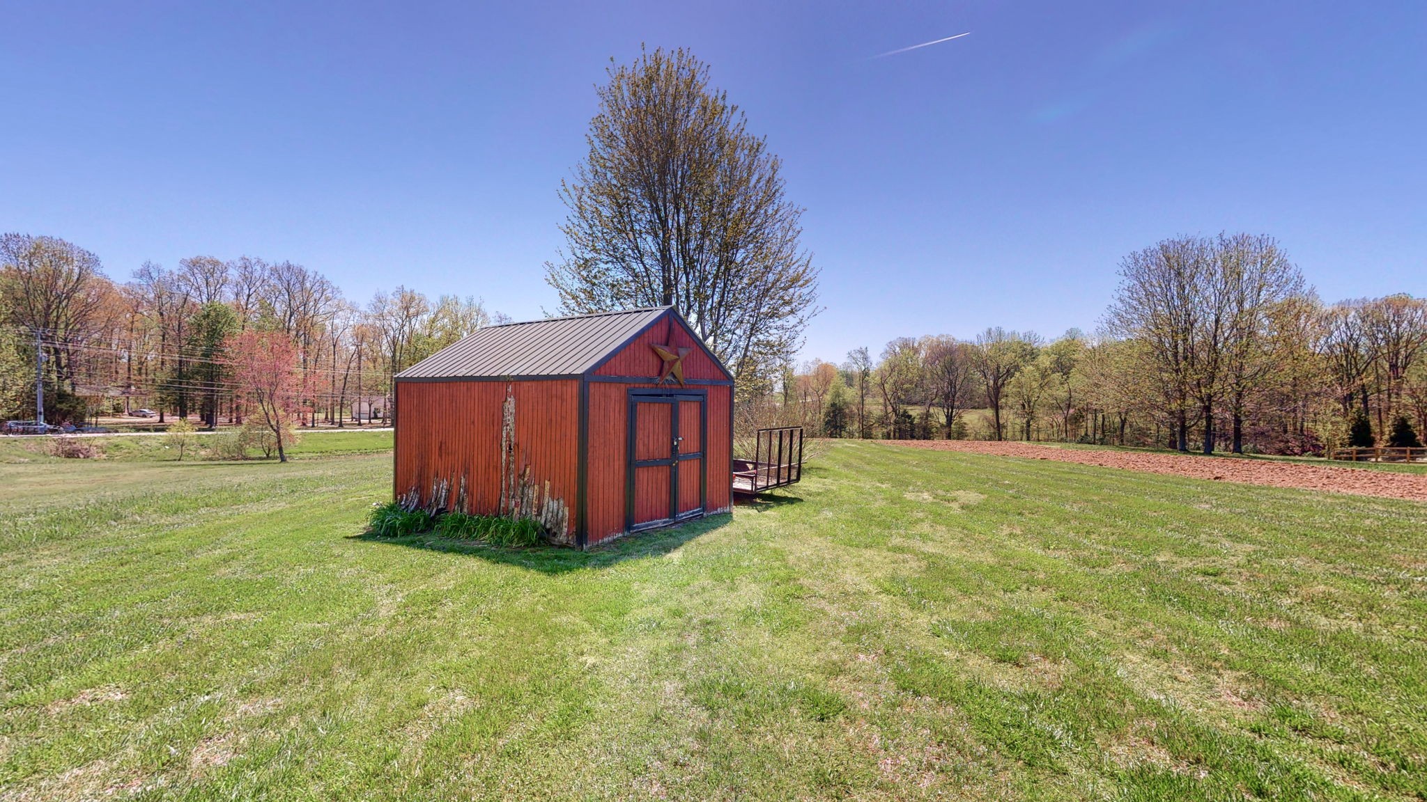 4211 Sandy Springs Road Springfield, TN 37172 - Photo 46 of 58 a view of a barn with big yard
