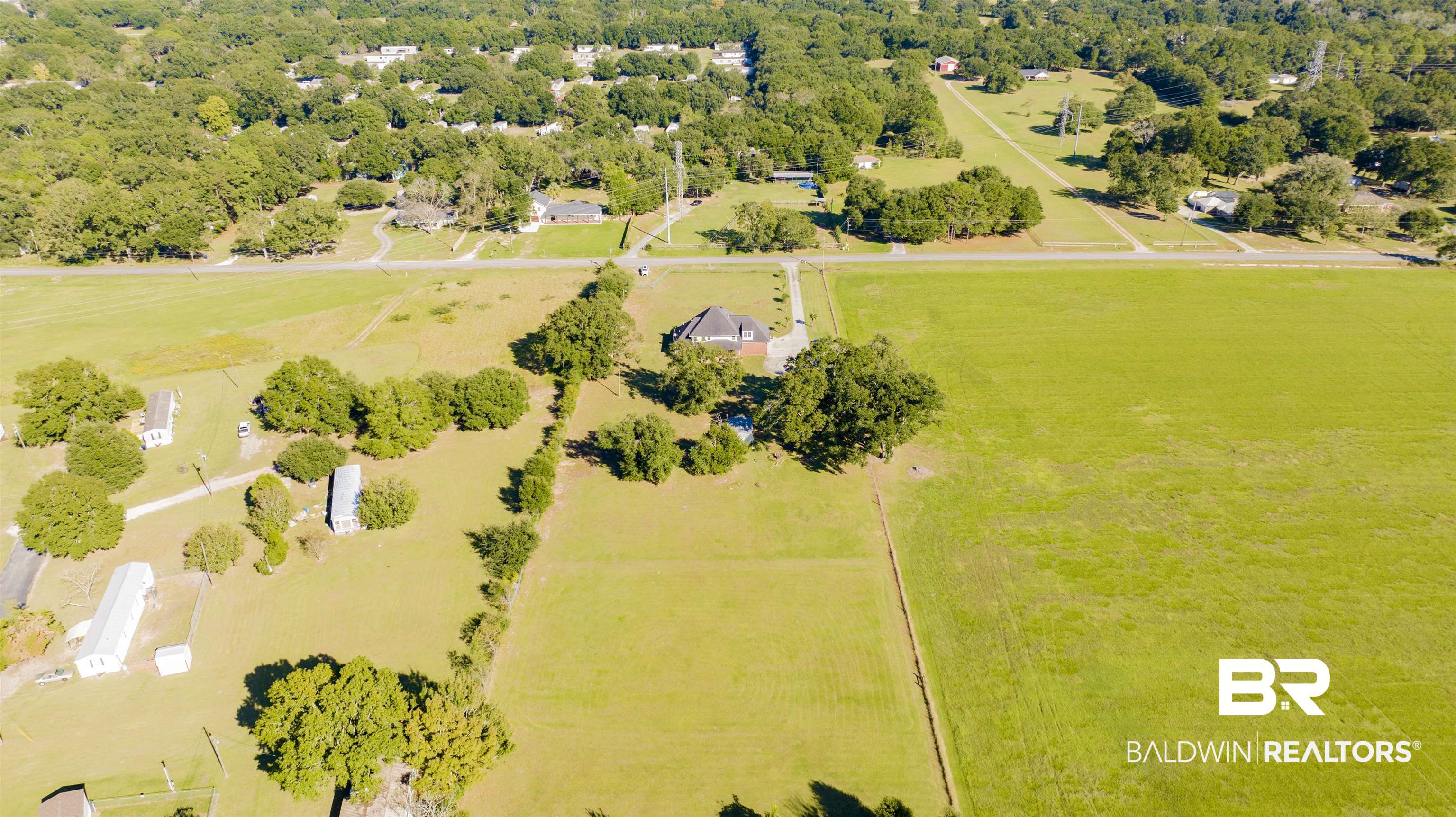 6450 Creel Road Theodore, AL 36582 - Photo 39 of 42 Drone / aerial view featuring a rural view