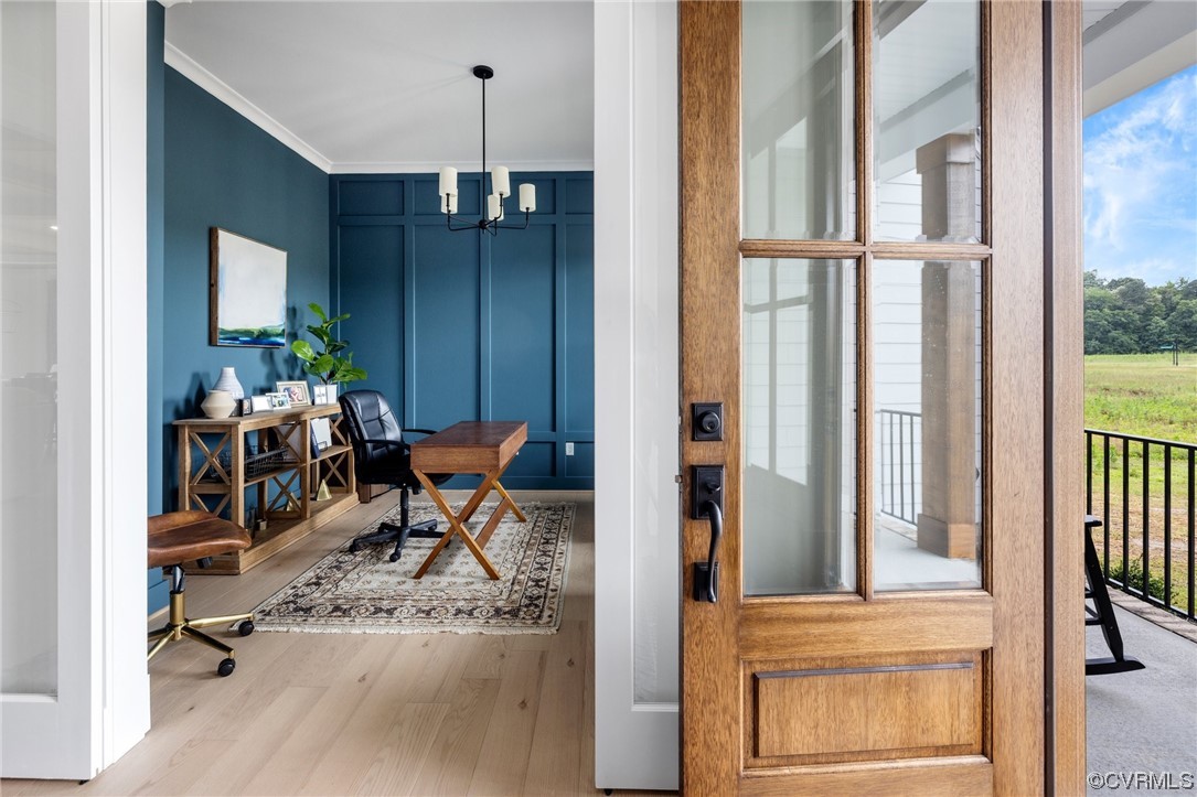 15124 Heaton Drive Midlothian, VA 23112 - Photo 2 of 49 a view of a hallway with furniture and a window
