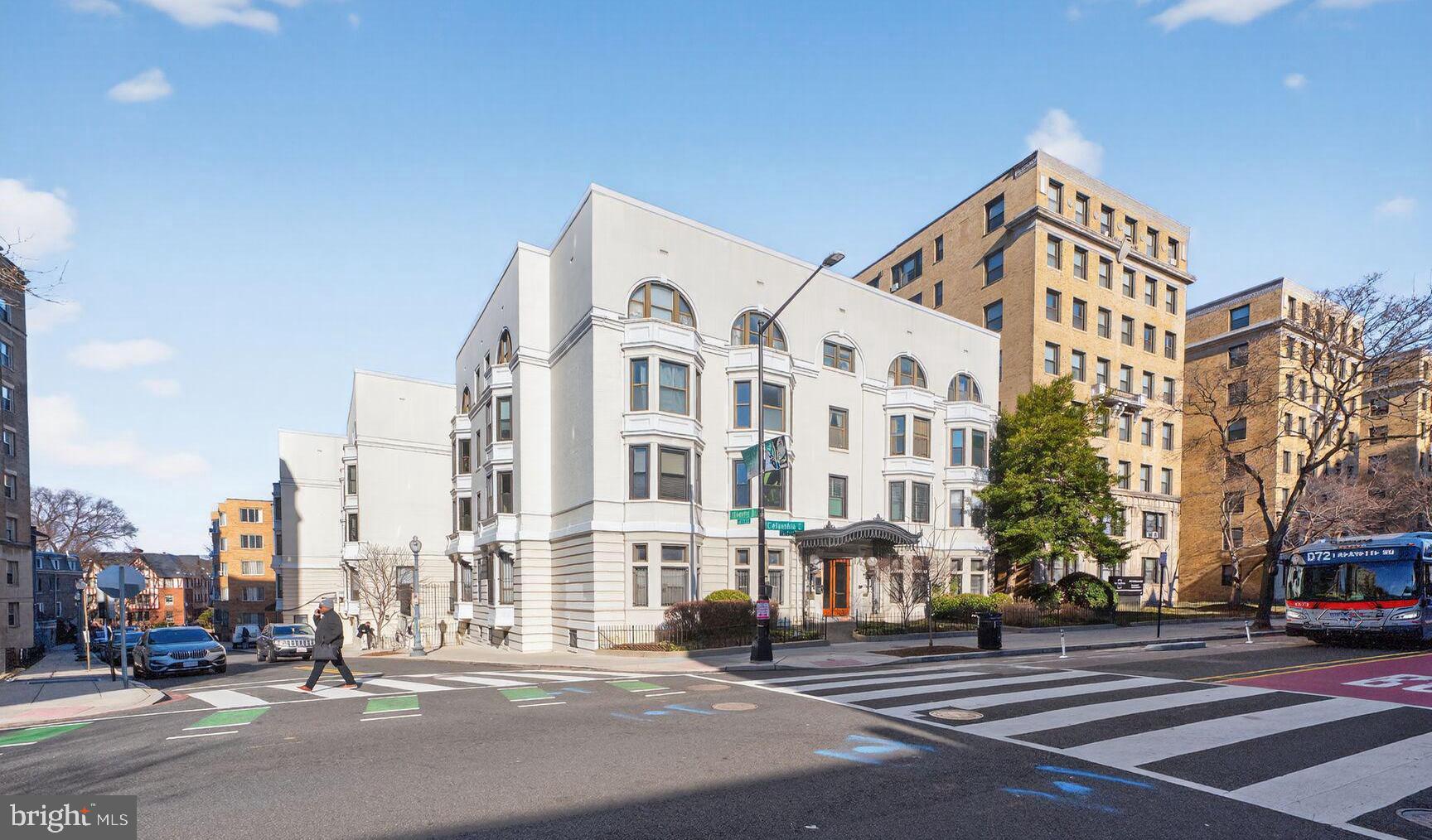 1669 Columbia Road Northwest, Unit 313 Washington, DC 20009 - Photo 2 of 20 a view of a building and a street