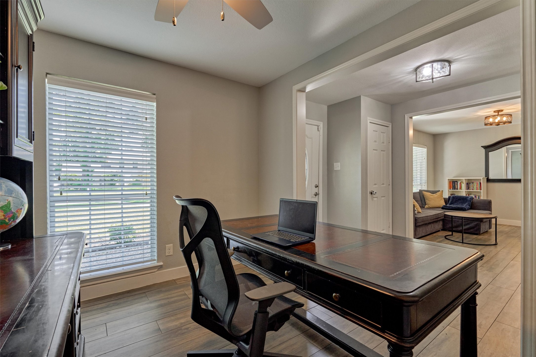 6515 Glenhill Drive Spring, TX 77389 - Photo 6 of 39 a view of a dining room with furniture and wooden floor