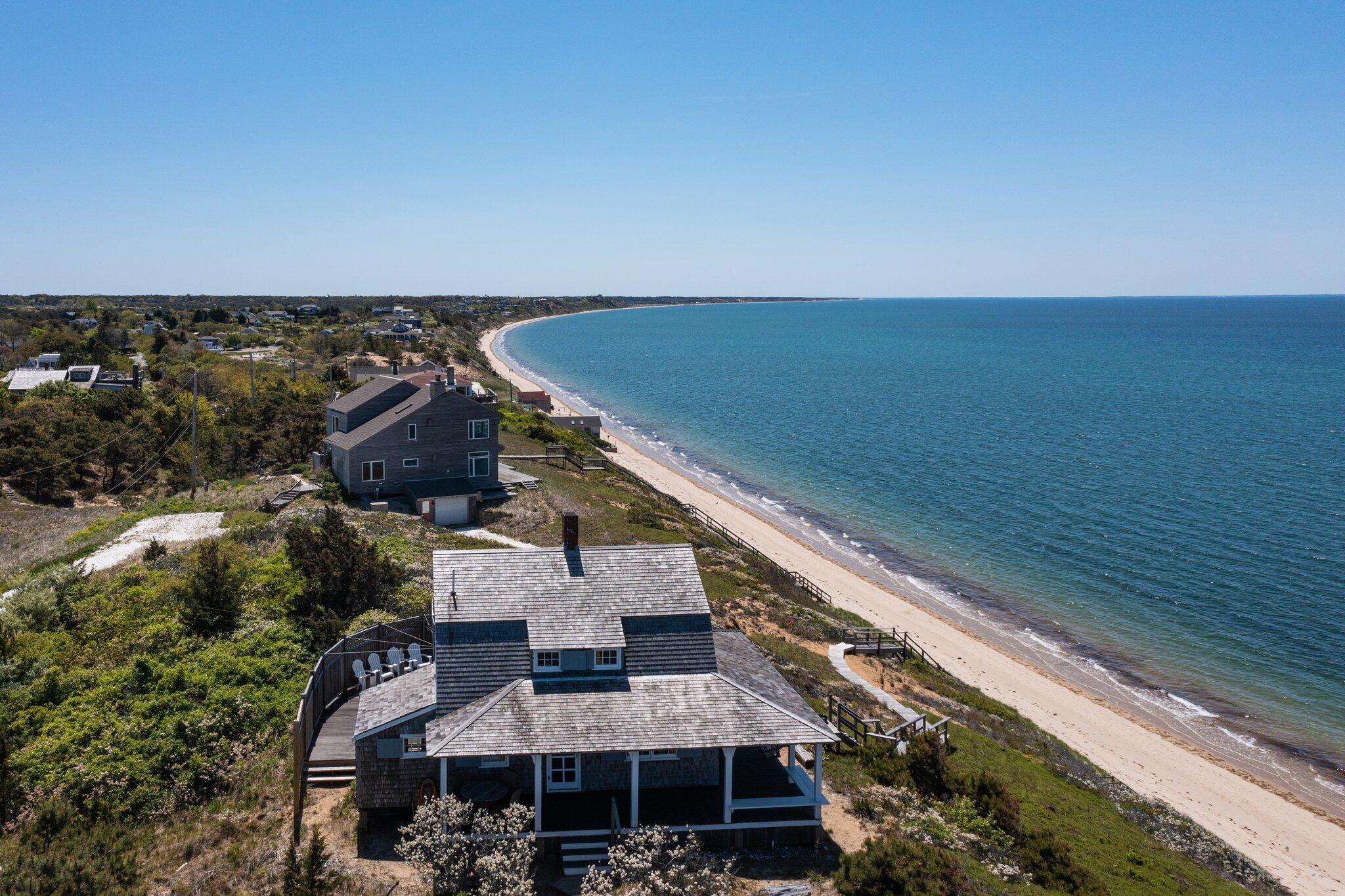 8 Pilgrims Path Truro, MA 02666 - Photo 1 of 49 an aerial view of house with ocean view