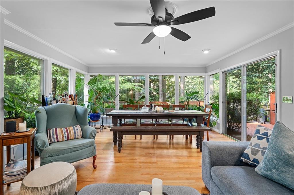 3698 Embry Circle Atlanta, GA 30341 - Photo 19 of 43 a living room with furniture and a large window