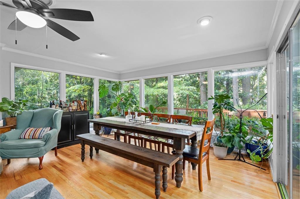 3698 Embry Circle Atlanta, GA 30341 - Photo 20 of 43 a view of a dining room with furniture window and outside view