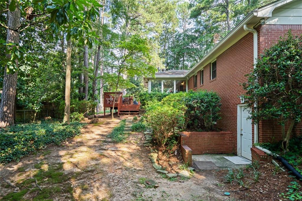3698 Embry Circle Atlanta, GA 30341 - Photo 41 of 43 a view of a back yard with a house