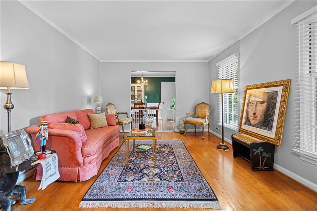3698 Embry Circle Atlanta, GA 30341 - Photo 7 of 43 a living room with furniture a rug and a large window