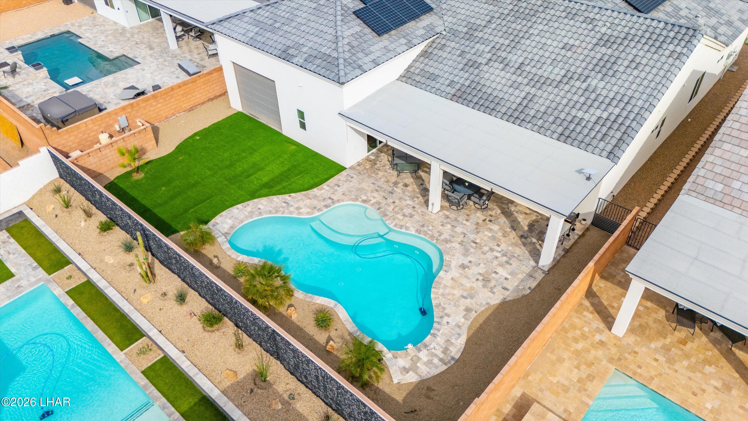 4667 North Juneberry Road Lake Havasu City, AZ 86404 - Photo 40 of 50 a view of swimming pool with a yard
