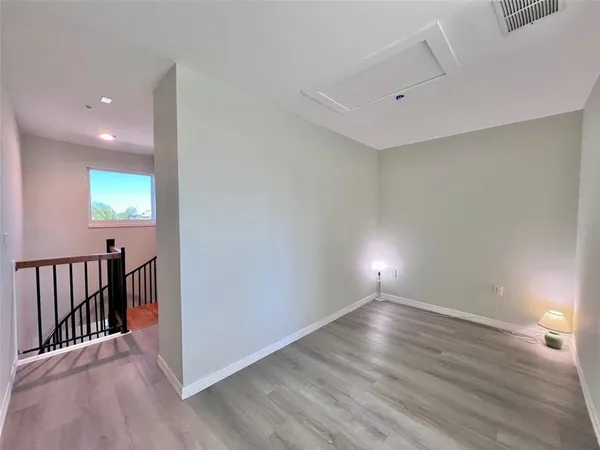 a house view with a backyard space