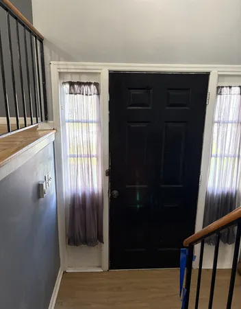 a view of wooden floor