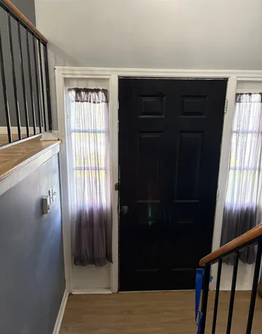 a view of wooden floor