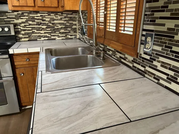 a view of a sink