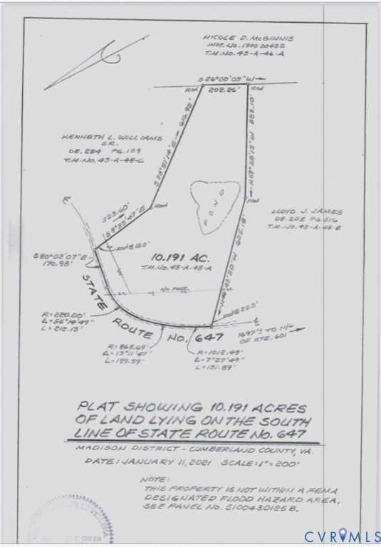 0 Brown Road Cumberland, VA 23040 - Photo 7 of 7 a view of a hallway