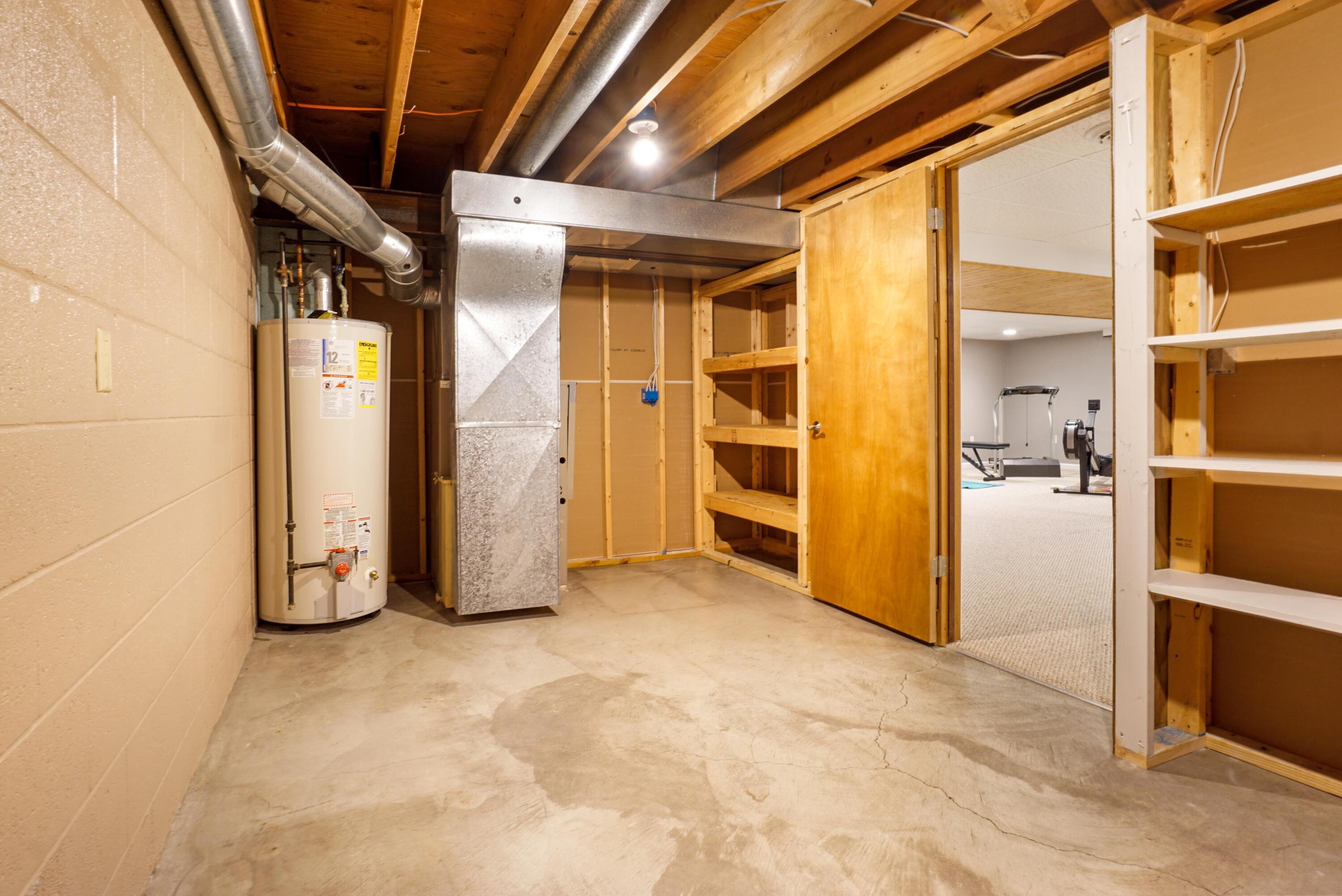 1674 Maple Dale Road Trenton, WI 53090 - Photo 26 of 39 Lower Level Storage/Mechanical Room