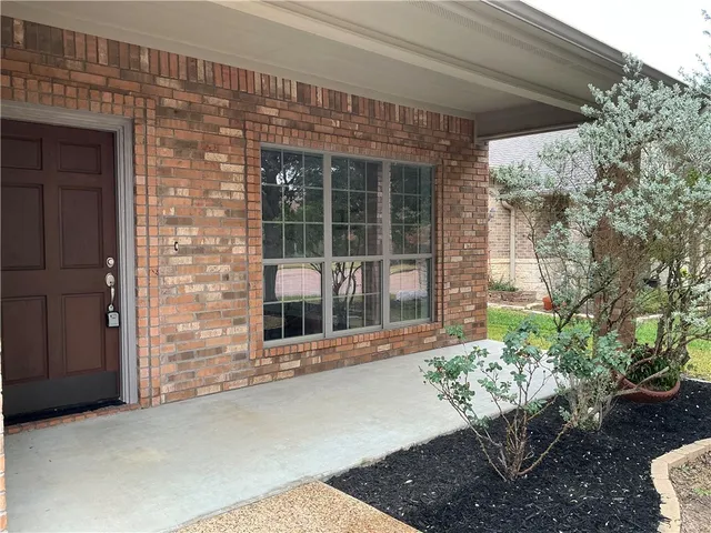 a view of a entrance that has a window