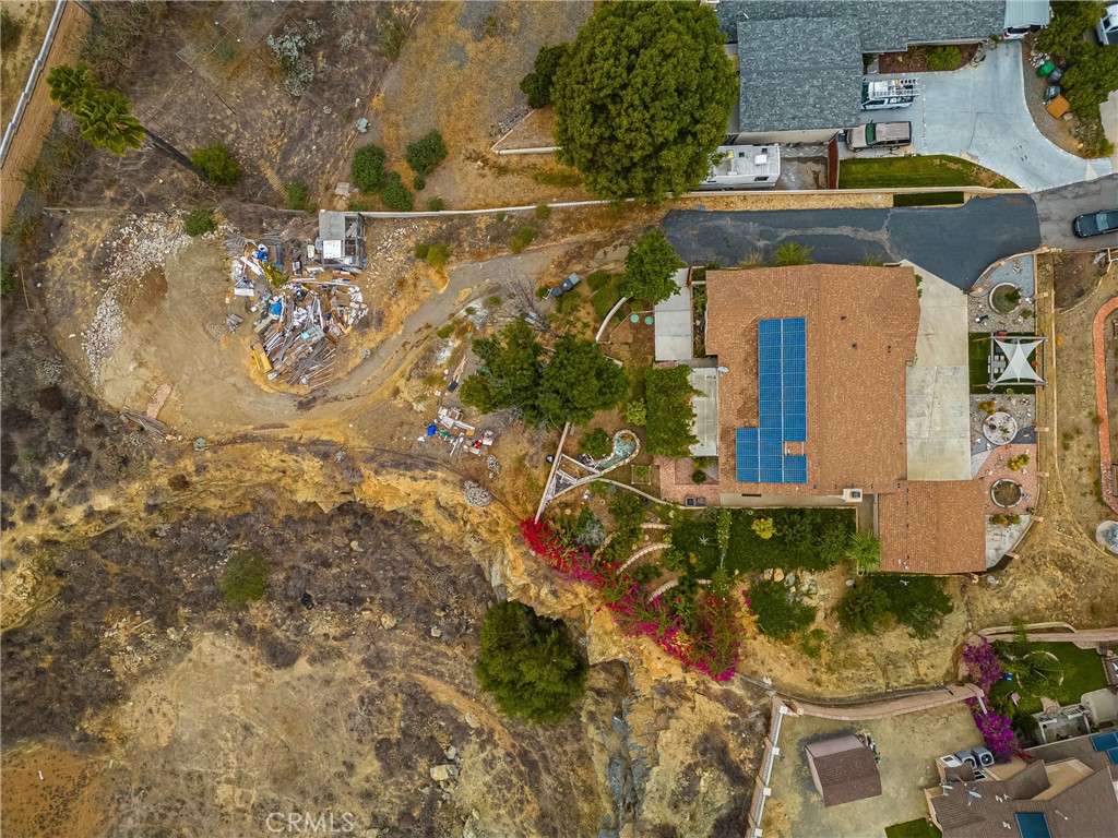 7233 Bel Air Street Corona, CA 92881 - Photo 37 of 39 an aerial view of residential houses with outdoor space