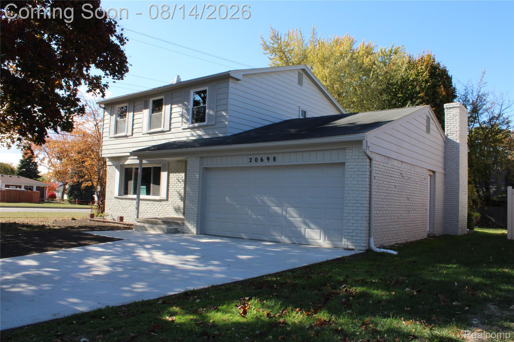 20698 Coachwood Road Riverview, MI 48193 - Photo 1 of 37 Two-story residence featuring light-colored brick and siding exterior