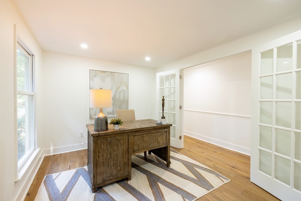 66 Patten Road Westford, MA 01886 - Photo 16 of 42 a view of workspace with wooden floor