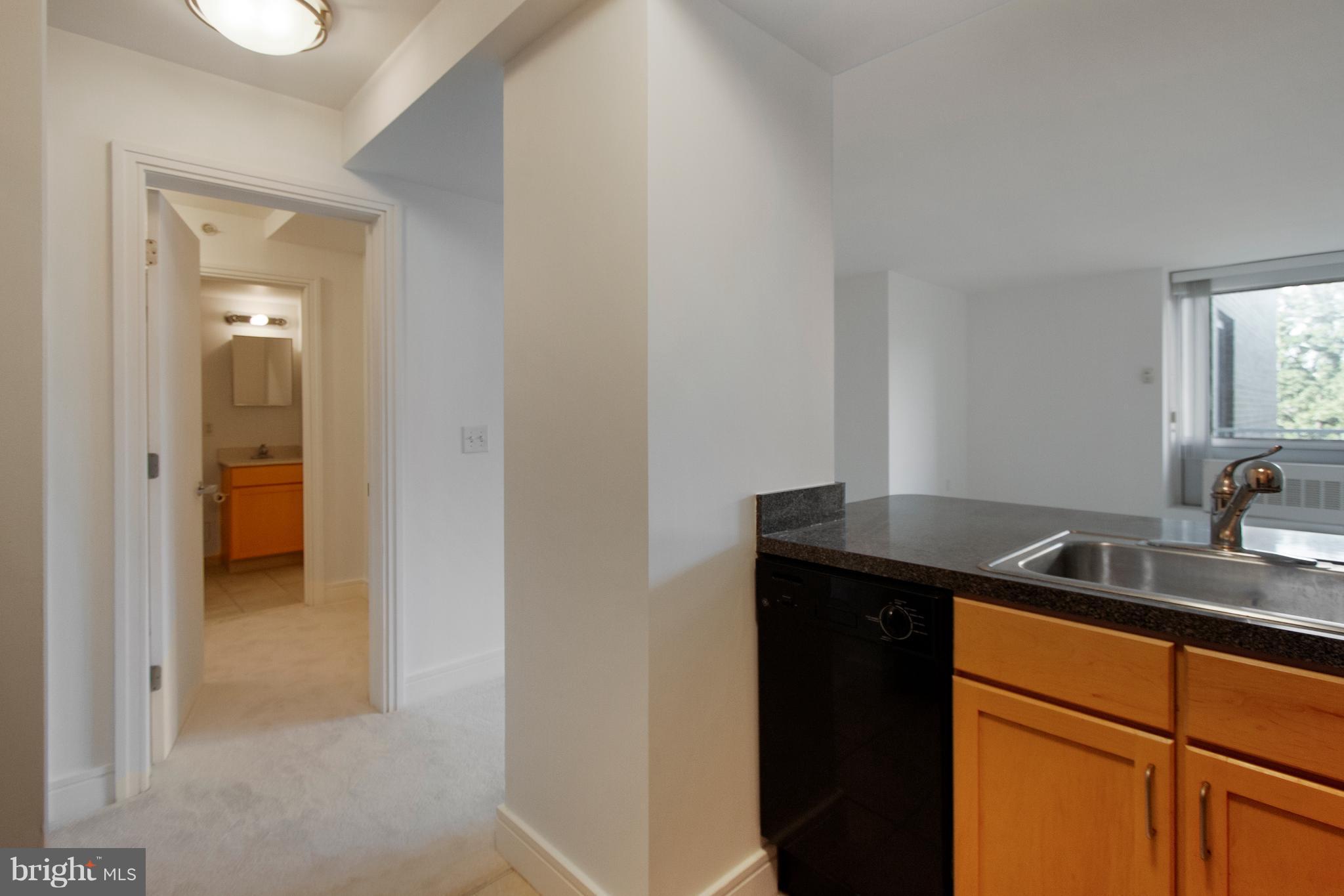 800 4th Street Southwest, Unit S403 Washington, DC 20024 - Photo 13 of 25 View from kitchen into living area