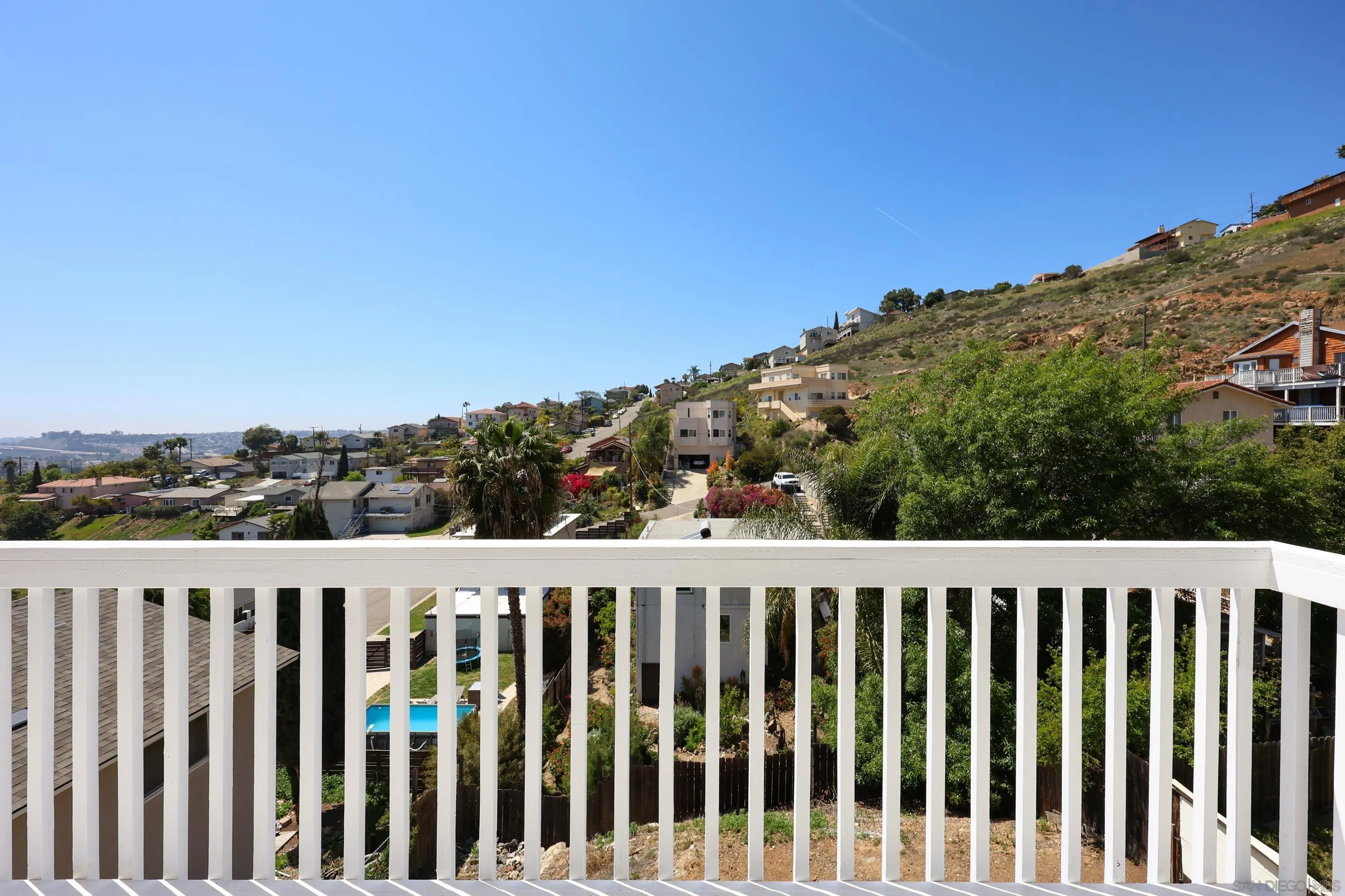 1412 San Miguel Avenue Spring Valley, CA 91977 - Photo 37 of 44 a balcony with wooden floor and city view
