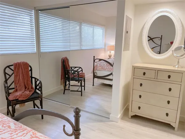 a view of a livingroom with furniture and a couch