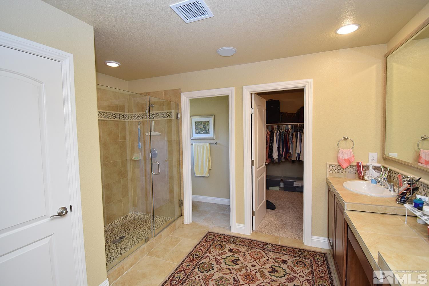 10685 Solano Court Reno, NV 89521 - Photo 22 of 32 a bathroom with a sink and a mirror