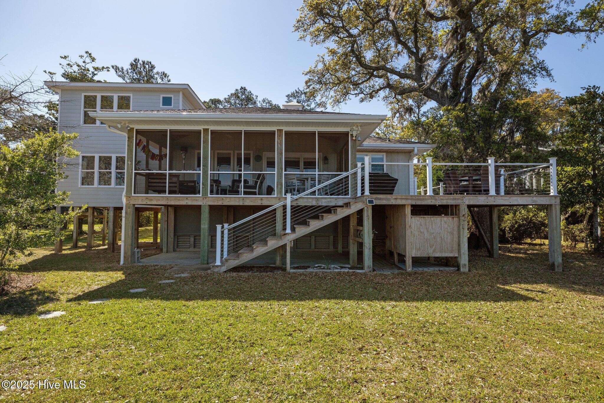 235 Creek Road Beaufort, NC 28516 - Photo 3 of 54 Back of Home